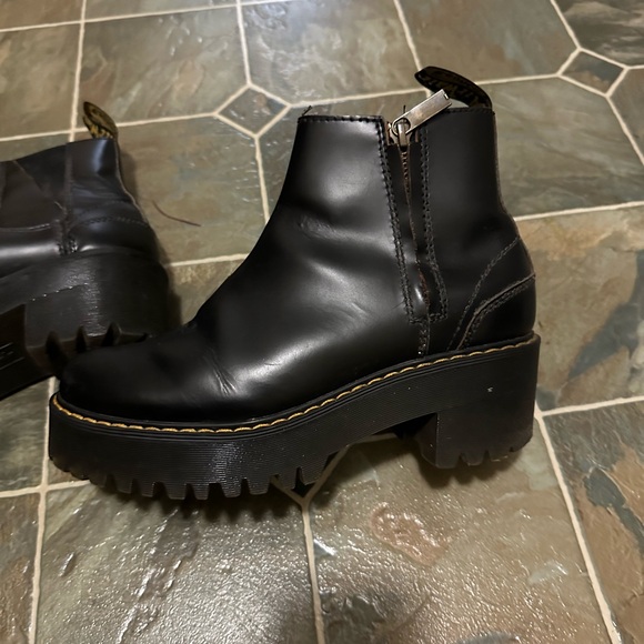 Dr Martens Black Platform Boots - Picture 2 of 5